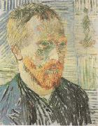 Vincent Van Gogh Self-Portrait with a Japanese Print (nn04) china oil painting reproduction